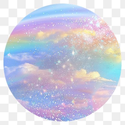 PNG Dreamy pastel cosmic sky