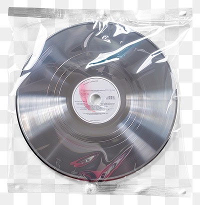 PNG Vinyl record in sealed packaging