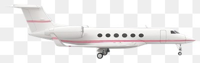 PNG  Luxury private jet side view