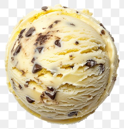 PNG Delicious chocolate chip ice cream