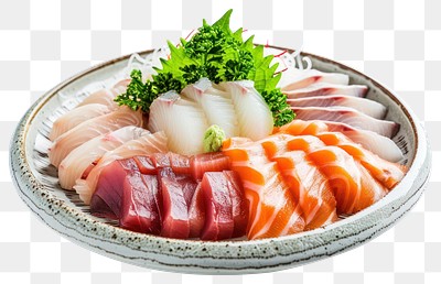 PNG Fresh assorted sashimi platter