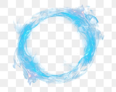 PNG Blue Circle on Fire flame fire accessories accessory.