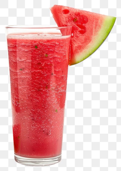 PNG Refreshing watermelon juice glass