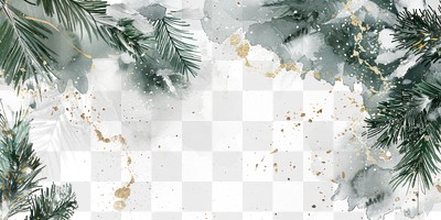 PNG Winter watercolor background abstract branches elegant.