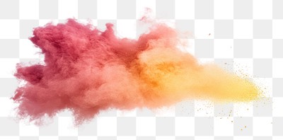 PNG Vibrant colorful powder explosion isolated