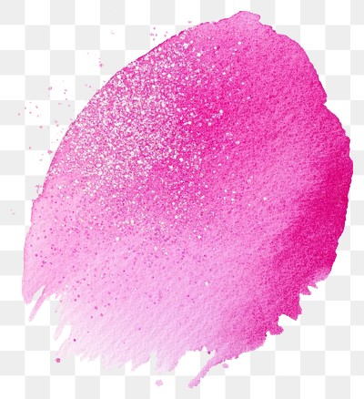 PNG  Vibrant pink watercolor splash art