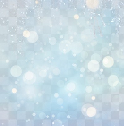 PNG Dreamy winter bokeh background