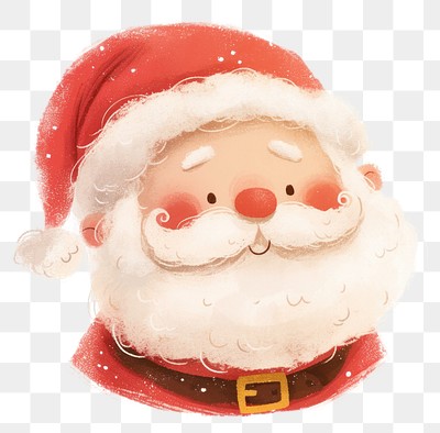 PNG Jolly Santa Claus Christmas illustration