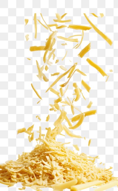 PNG Falling grated cheese background falling white.