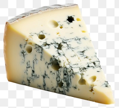 PNG A piece Blue cheese blue blue cheese delicacy.