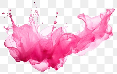 Pink liquid splash background expression abstract.