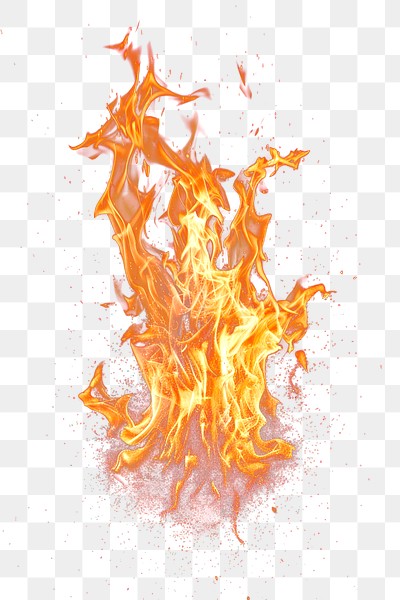 PNG Fire flames background bonfire.