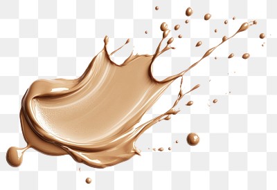 Liquid foundation splash cosmetic artistry industry.