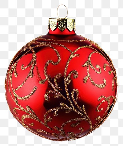 PNG Red Christmas ornament christmas red christmas ornament.