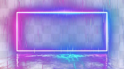 PNG Background with raining night cold and wide rectangular frame lights illustration abstract.