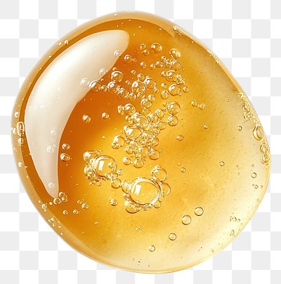 PNG A honey serum gel drop transparent cosmetic skincare.