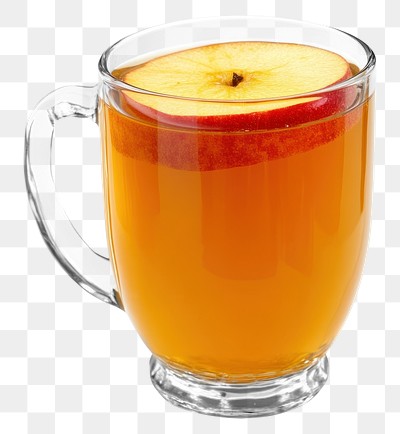 PNG Real apple cider beverage drink mug.