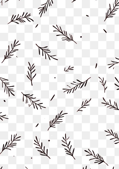 PNG A dark red pattern with small pine leaves and dots background elegant design.