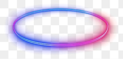 PNG Oval line radius light background effect.