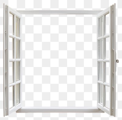 PNG Open white window interior open minimalist.