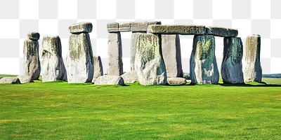 PNG Stonehenge landmark blue sky.