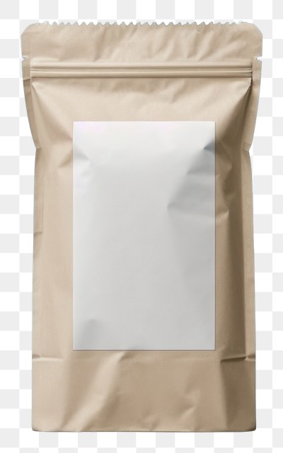 PNG Bag crumpled paper white.