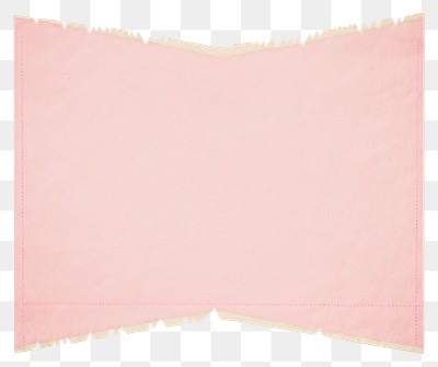 PNG  Pink triangle ripped paper napkin white board home decor.