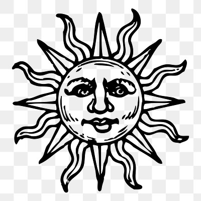 Vintage sun png sticker illustration, | Free PNG - rawpixel