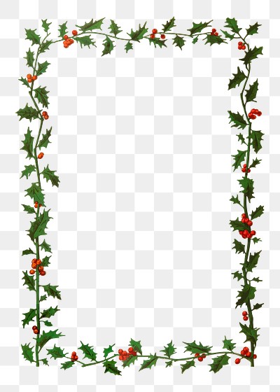 Christmas frame png sticker, transparent | Free PNG - rawpixel