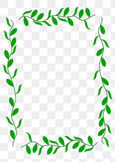 Leaf frame png sticker, transparent | Free PNG - rawpixel