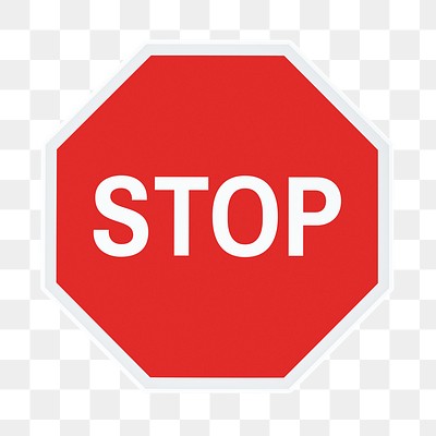 Stop Sign Png Sticker, Transparent 