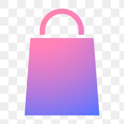 Shopping Bag PNG Transparent Icon 