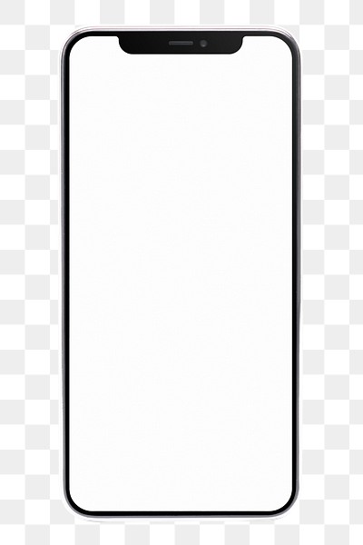 Png blank phone screen sticker, | Premium PNG - rawpixel