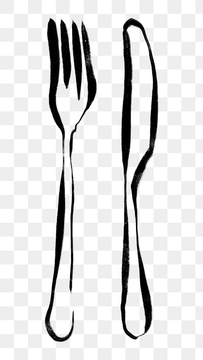 Cutlery Doodle Clipart Drawing Illustration Free Photo Rawpixel