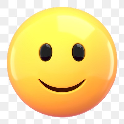 Slightly happy 3D png emoticon | Premium PNG - rawpixel