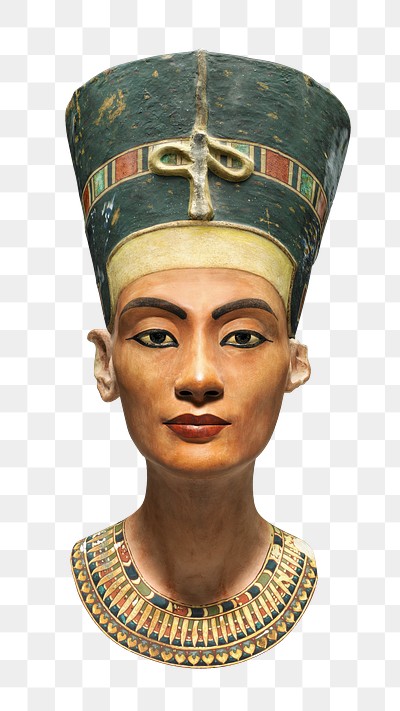 Bust Nefertete png, Ancient Egyptian | Premium PNG - rawpixel