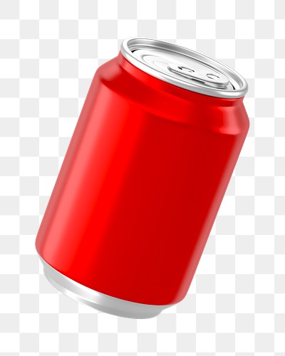 Red Soda Can Open Stock Photo