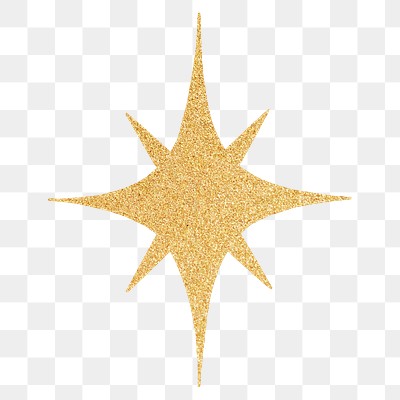 Png gold sparkling star, transparent | Premium PNG - rawpixel