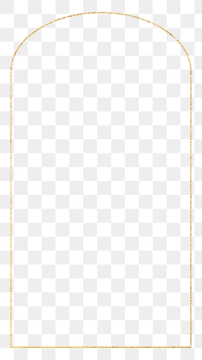 Png gold vertical arch frame, | Premium PNG - rawpixel