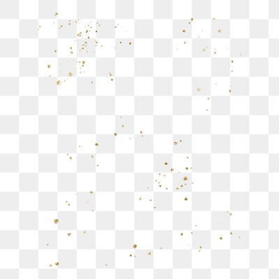 PNG gold splatter pattern effect, transparent background