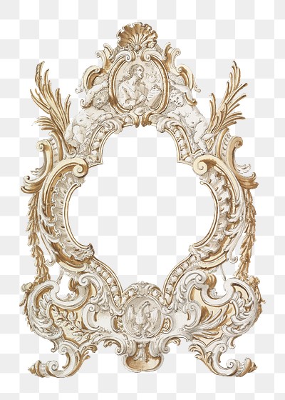 Ornament frame png vintage illustration, | Premium PNG - rawpixel