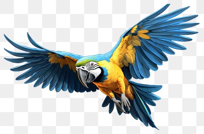 PNG Animal parrot bird wildlife. | Premium PNG - rawpixel