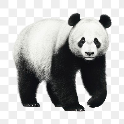 PNG Wildlife animal mammal panda. | Premium PNG - rawpixel