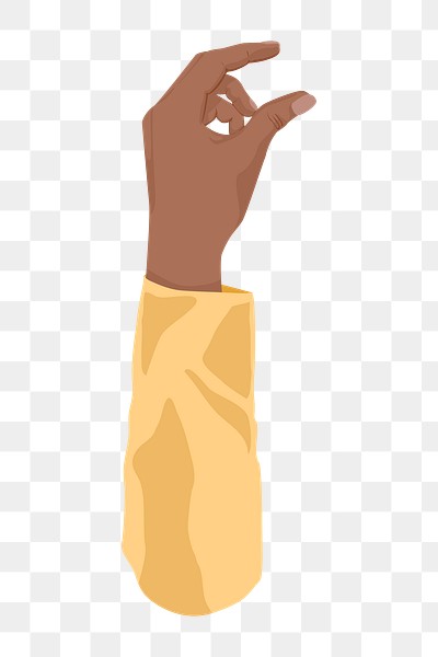 Hand pinching png, aesthetic illustration, | Free PNG - rawpixel