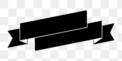 blank ribbon banner vector