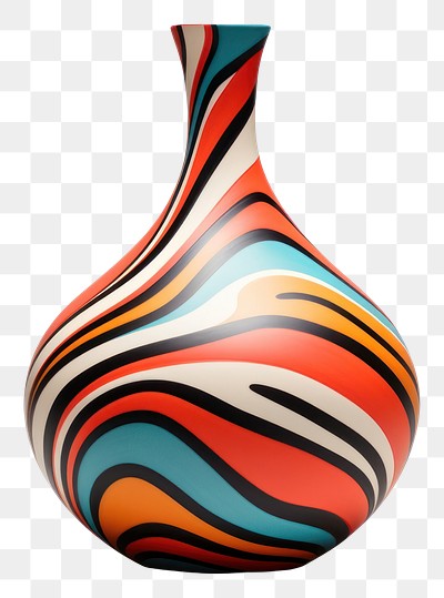 PNG Modern vase pottery creativity container. 