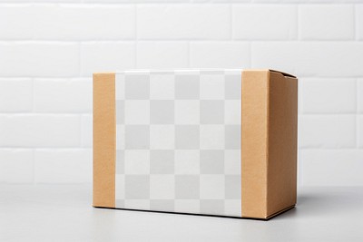 Cardboard box label png mockup, | Premium PNG - rawpixel