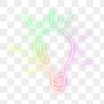 Png rainbowl neon glow light | Premium PNG Sticker - rawpixel