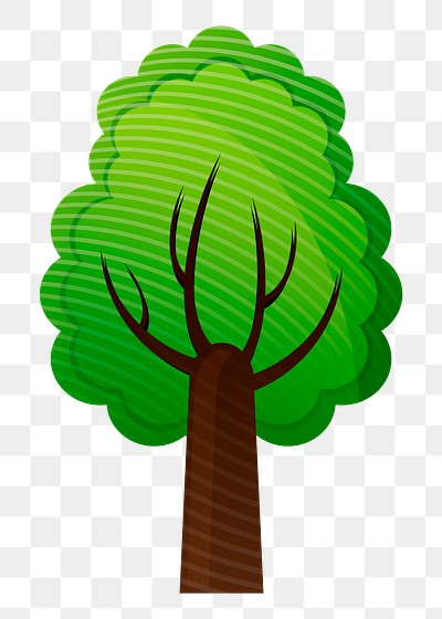 Cute tree png sticker illustration, | Free PNG - rawpixel