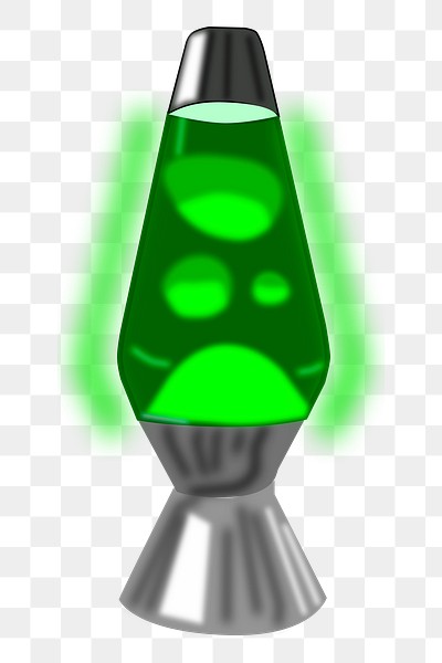 Lava lamp png sticker, transparent background. Free public domain CC0 image.